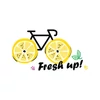 Kép 4/4 - Fresh up! | bicikli mintás vászontáska