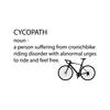Kép 1/4 - CYCOPATH | bicikli mintás férfi póló