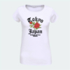 Kép 3/5 - Japán rózsa| grafikás női póló