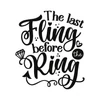 Kép 6/8 - Before the ring | grafikás lánybúcsús női pamutpóló