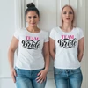 Kép 1/7 - Bride Team | grafikás lánybúcsús női pamutpóló