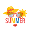 Kép 2/3 - Summer napszemüveg | grafikás vászontáska