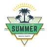 Kép 1/3 - Summer beach party | grafikás férfi póló