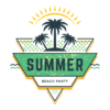 Kép 1/3 - Summer beach party | grafikás férfi póló