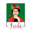 Kép 3/4 - Majmos Frida | grafikás női pamutpóló