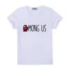Kép 1/3 - AMONG US PIROS FIGURA | mintás Among us lány póló