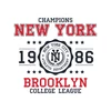 Kép 3/5 - New York Champions | university stílusú férfi póló