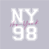 Kép 7/9 - NY 98 |university stílusú női póló