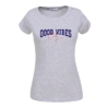 Kép 5/6 - Good Vibes Only | university stílusú női póló