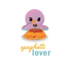 Kép 3/7 - Spagetti lover polip | grafikás páros pamutpóló