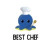 Kép 5/7 - Best chef polip | grafikás páros pamutpóló