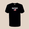 Kép 1/4 - NASA & USA FLAG | grafikás férfi pamutpóló