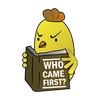 Kép 4/5 - Who came first? | női grafikás pamutpóló