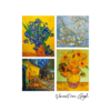 Kép 2/4 - Van Gogh 4 festménye | grafikás női pamutpóló