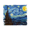 Kép 3/4 - Csillagos éj- Van Gogh | grafikás női pamutpóló