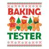 Kép 1/3 - Baking tester | grafikás férfi pamutpóló