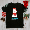 Kép 3/5 - Karácsonyi la- la- lama | grafikás női póló