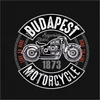 Kép 5/7 - Motorbycle| Budapest grafikás férfi póló