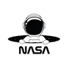 Kép 2/4 - ASTRA IN NASA | grafikás lány pamutpóló
