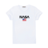 Kép 3/4 - NASA & USA FLAG | grafikás lány pamutpóló