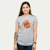 Kép 2/6 - Pizza planet | grafikás női pamutpóló