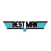 Kép 1/4 - BEST MAN | grafikás férfi póló
