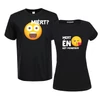 Kép 5/7 - Emoji | grafikás páros pamutpóló