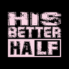 Kép 4/8 - His/ Her better half | grafikás páros pamutpóló