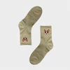 Kép 1/2 - Női beige kutyus zokni | Női VIDAM ZOKNI