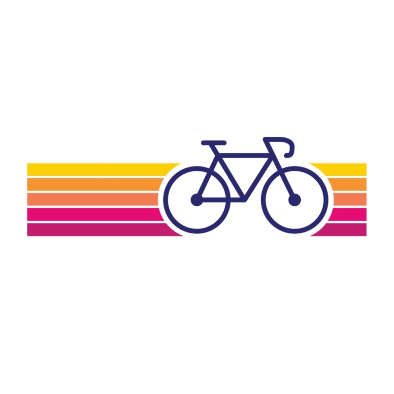 SzÍnes bicikli | bicikli mintás női póló