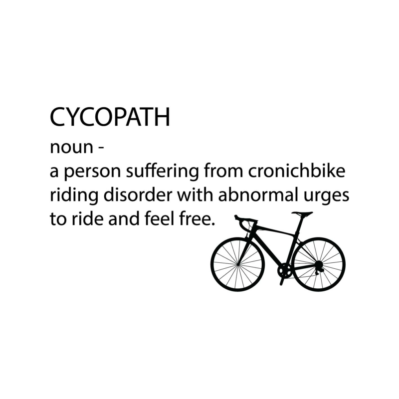 CYCOPATH | bicikli mintás férfi póló