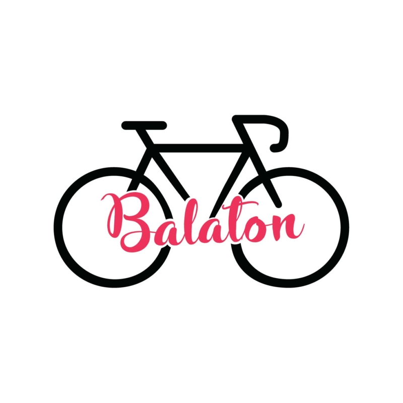 Balaton | bicikli mintás női póló