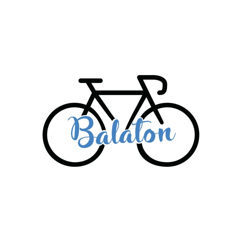 Balaton | bicikli mintás férfi póló