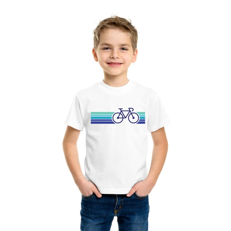 SzÍnes bicikli | bicikli mintás kisfiú poló