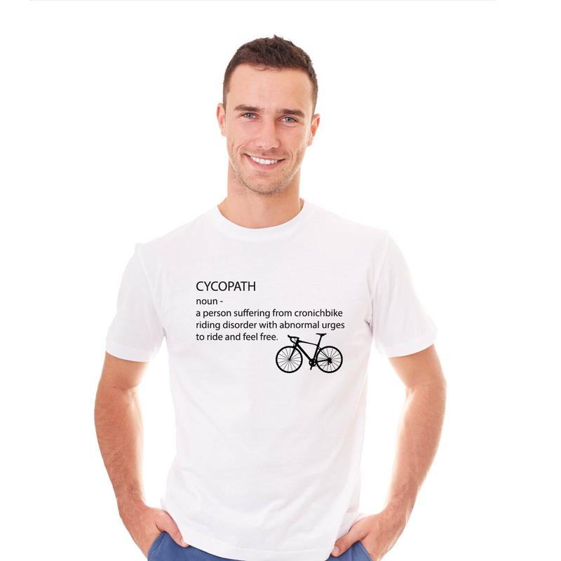 CYCOPATH | bicikli mintás férfi póló