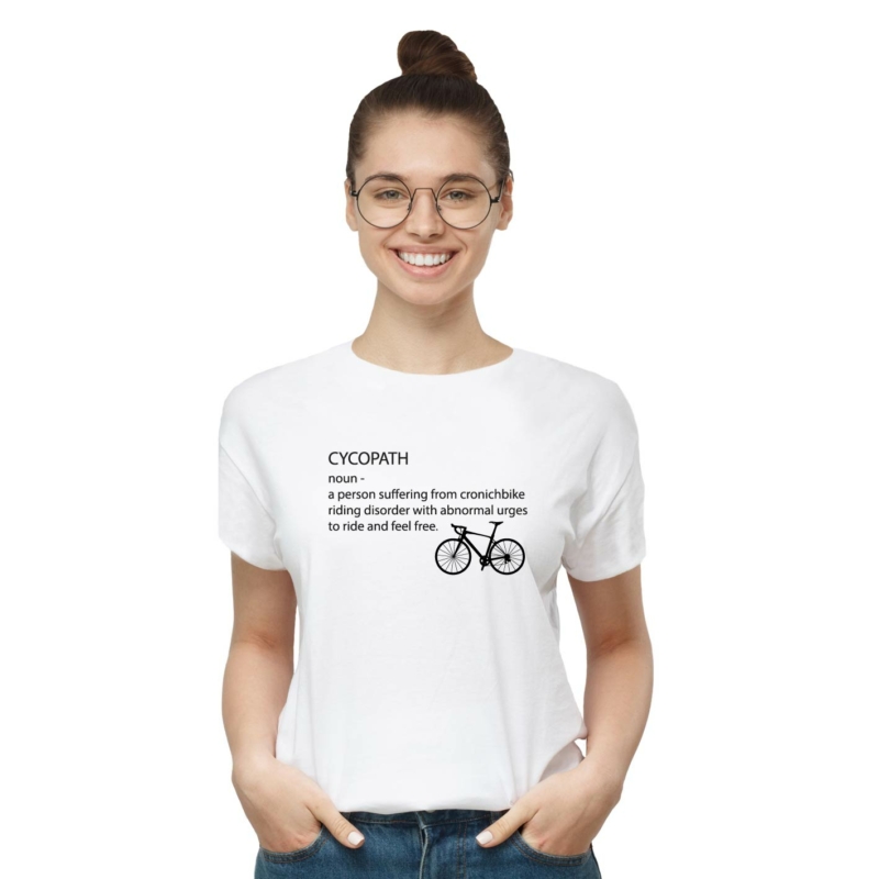CYCOPATH | bicikli mintás női póló