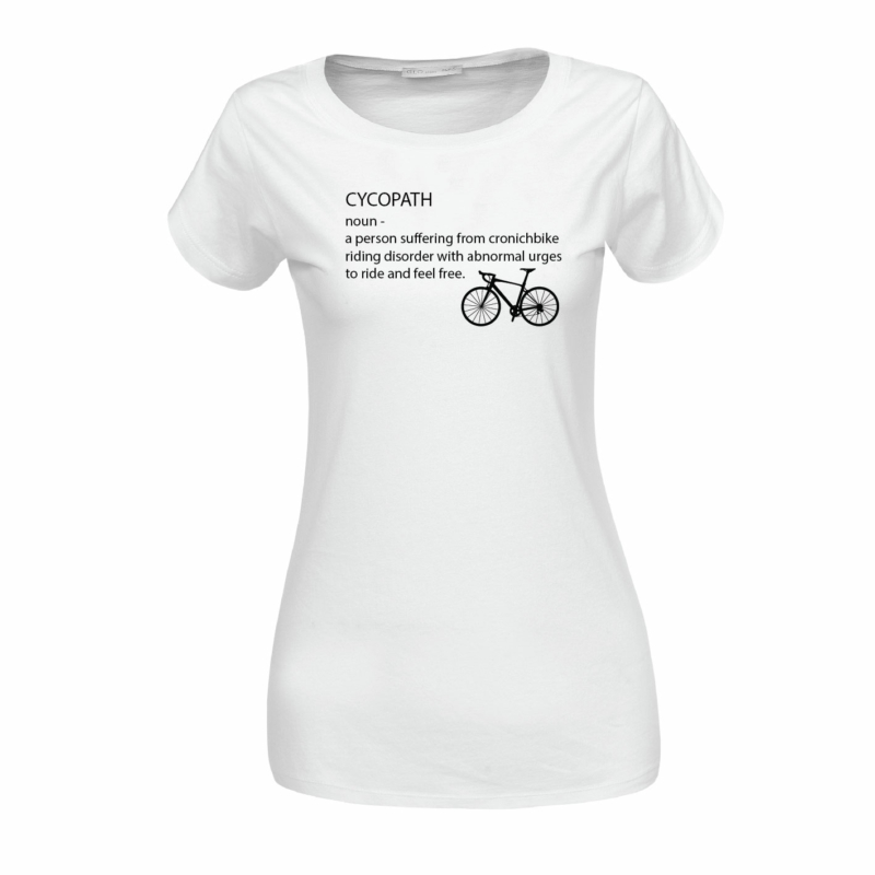 CYCOPATH | bicikli mintás női póló