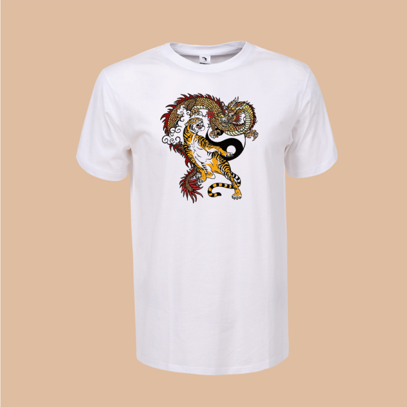 Tigris és Sárkány | grafikás férfi póló