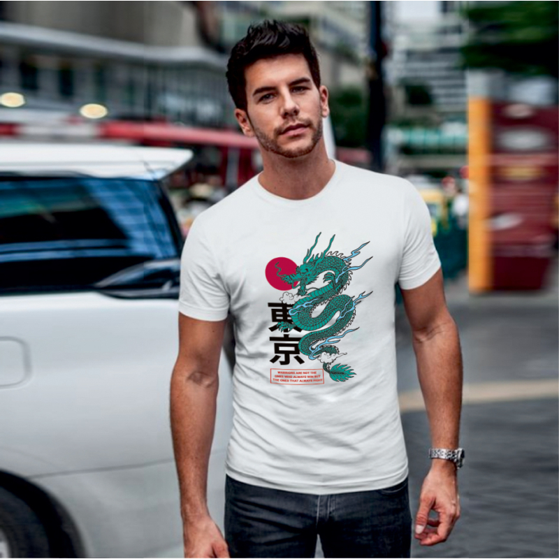 Tokyo sárkány | grafikás férfi póló