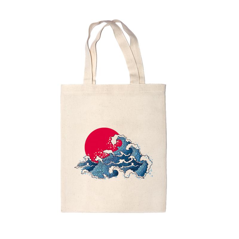 Japán hullámok |  grafikás vászontáska