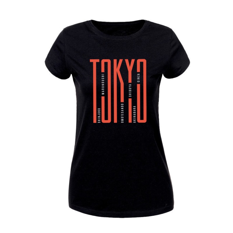 Tokyo letter  | grafikás női póló