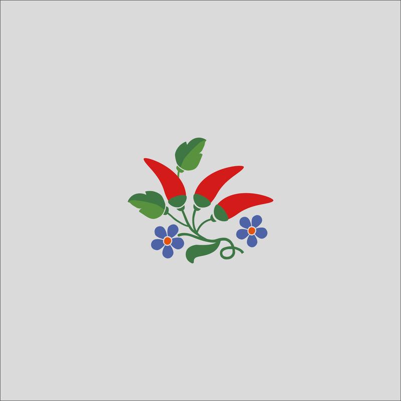 Kalocsai paprika | grafikás lány pamutpóló