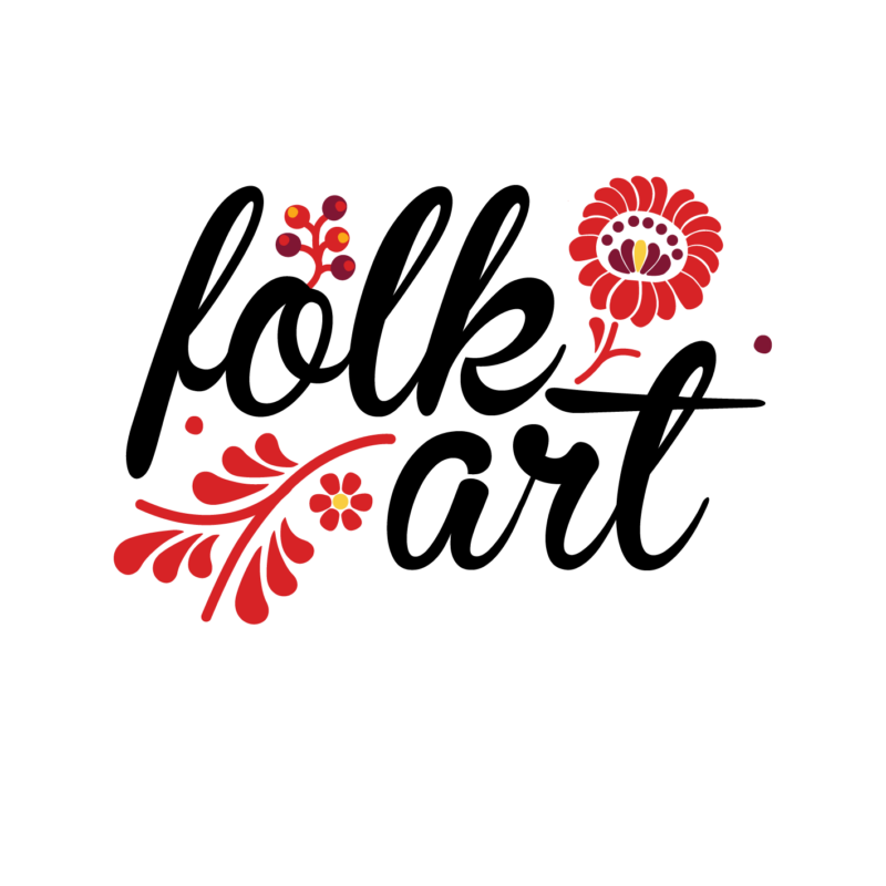 Folk Art matyó | grafikás női pamutpóló