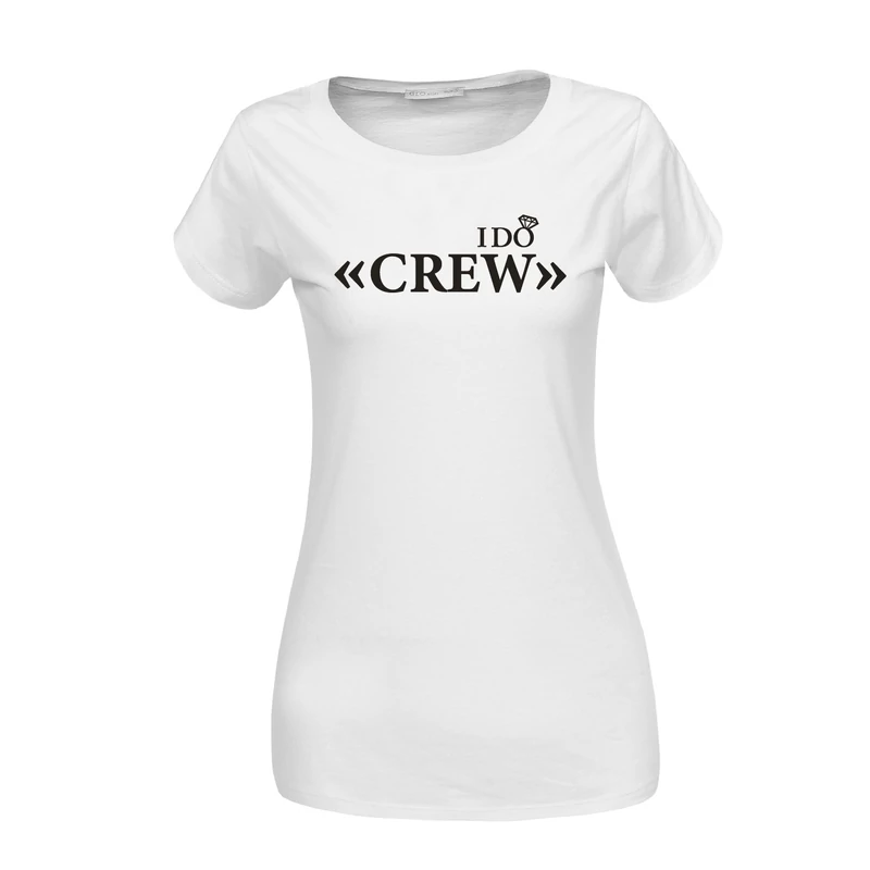 I do crew | grafikás lánybúcsús női pamutpóló