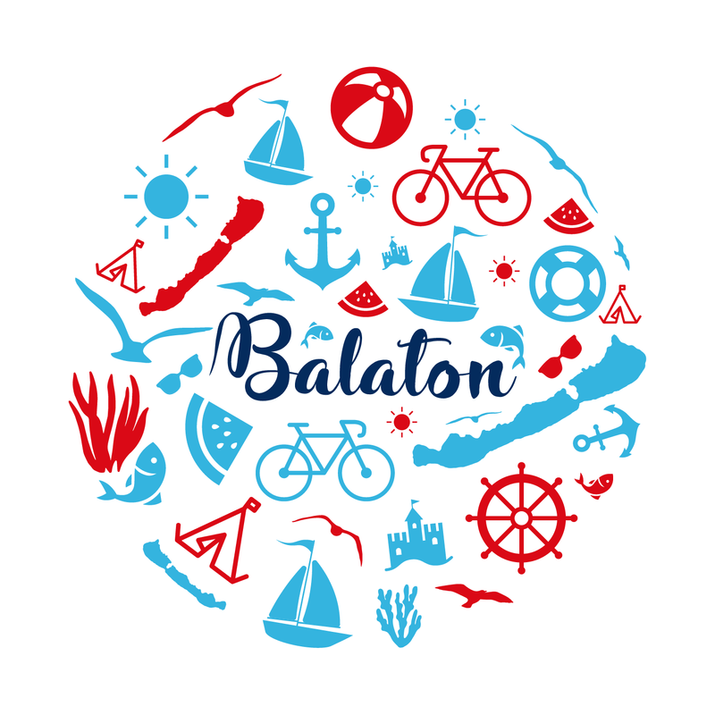 BALATON KÖR | grafikás női pamutpóló