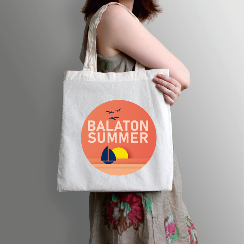 BALATON SUMMER | grafikás vászontáska