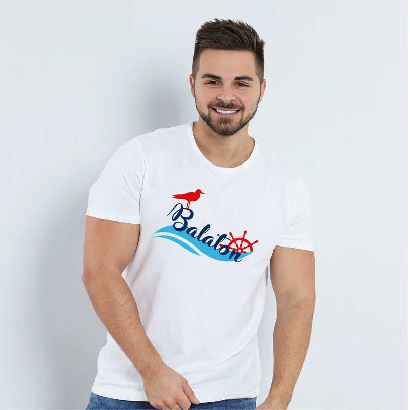 BALATON  | grafikás férfi póló