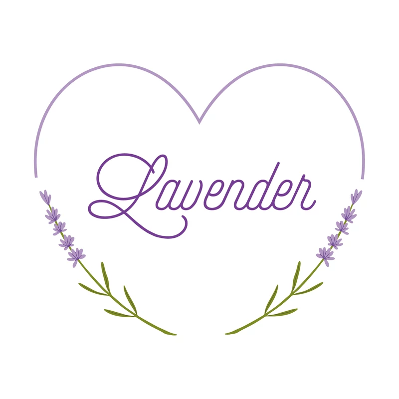 Lavander SZÍV | grafikás női pamutpóló
