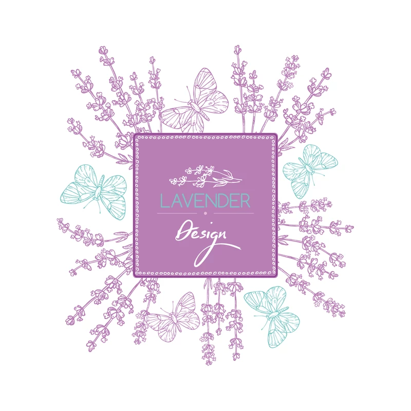 Lavender design | grafikás lány pamutpóló