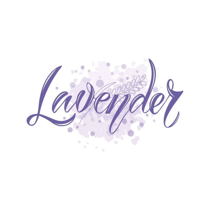Lavender paca | grafikás vászontáska